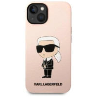 Karl Lagerfeld KLHCP14MSNIKBCP iPhone 14 Plus 6.7" hardcase pink/pink Silicone Ikonik