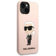 Karl Lagerfeld KLHCP14MSNIKBCP iPhone 14 Plus 6.7" hardcase pink/pink Silicone Ikonik