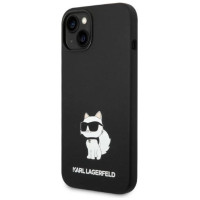 Karl Lagerfeld KLHMP14MSNCHBCK iPhone 14 Plus 6.7" hardcase black/black Silicone Choupette MagSafe