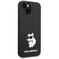 Karl Lagerfeld KLHMP14MSNCHBCK iPhone 14 Plus 6.7" hardcase black/black Silicone Choupette MagSafe