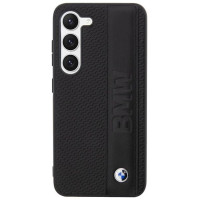 BMW Case BMW BMHCS23M22RDPK S23+ S916 black/black hardcase Leather Textured & Stripe