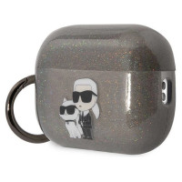Karl Lagerfeld KLAP2HNKCTGK Airpods Pro 2 cover black/black Gliter Karl&Choupette