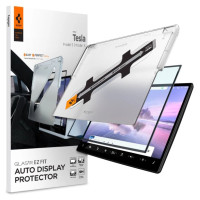 Spigen Glas.tR EZ Fit Tempered Glass for Tesla Model X 2022 / Model S 2021 - Black