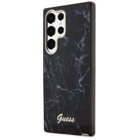 Guess GUHCS23LPCUMAK S23 Ultra S918 black/black hardcase Marble