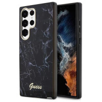 Guess GUHCS23LPCUMAK S23 Ultra S918 black/black hardcase Marble
