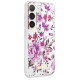 Guess GUHCS23SHCFWST S23 S911 white/white hardcase Flower Collection