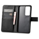 Icarer Wallet Case for Samsung Galaxy S23 leather case wallet black