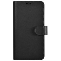 Icarer Wallet Case for Samsung Galaxy S23 leather case wallet black