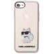Karl Lagerfeld KLHCI8HNCHTCP iPhone 7/8/ SE 2020 / SE 2022 pink/pink hardcase Ikonik Choupette