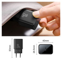 Joyroom USB C 20W PD Joyroom JR-TCF06 charger - black