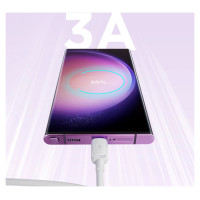 Joyroom Multi-Color Series A14 USB-A / USB-C 3A Cable 1.2m - White