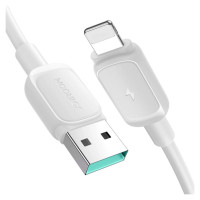 Joyroom Multi-Color Series A14 Lightning / USB-A 2.4A 1.2 m cable - white