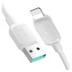 Joyroom Multi-Color Series A14 Lightning / USB-A 2.4A 1.2 m cable - white