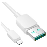 Joyroom Multi-Color Series A14 Lightning / USB-A 2.4A 1.2 m cable - white