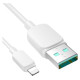 Joyroom Multi-Color Series A14 Lightning / USB-A 2.4A 1.2 m cable - white