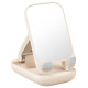 Baseus Adjustable phone stand with mirror Baseus Seashell Series - beige