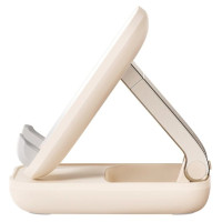 Baseus Adjustable phone stand with mirror Baseus Seashell Series - beige