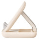Baseus Adjustable phone stand with mirror Baseus Seashell Series - beige