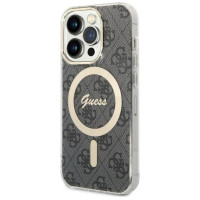 Guess 4G MagSafe case for iPhone 14 Pro - black