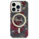 Guess GUHMP14LHCFWSA iPhone 14 Pro 6.1" green/khaki hardcase Flower MagSafe