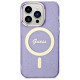 Guess GUHMP14LHCMCGU iPhone 14 Pro 6.1" purple/purple hardcase Glitter Gold MagSafe