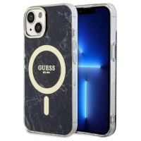Guess GUHMP14SPCUMAK iPhone 14 6.1" black/black hardcase Marble MagSafe