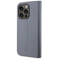 Karl Lagerfeld KLBKP14XSANKCPG iPhone 14 Pro Max 6.7" bookcase silver/silver Saffiano Karl & Choupette