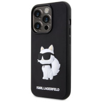 Karl Lagerfeld KLHCP14L3DRKHNK iPhone 14 Pro 6.1" black/black hardcase Rubber Choupette 3D