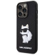 Karl Lagerfeld KLHCP14L3DRKHNK iPhone 14 Pro 6.1" black/black hardcase Rubber Choupette 3D