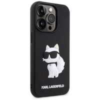 Karl Lagerfeld KLHCP14L3DRKHNK iPhone 14 Pro 6.1" black/black hardcase Rubber Choupette 3D