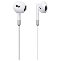 Joyroom JR-EW01 in-ear wired mini jack headphones with remote control - white