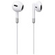 Joyroom JR-EW01 in-ear wired mini jack headphones with remote control - white