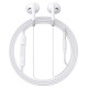 Joyroom JR-EW01 in-ear wired mini jack headphones with remote control - white