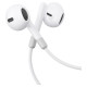 Joyroom JR-EW01 in-ear wired mini jack headphones with remote control - white