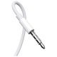 Joyroom JR-EW01 in-ear wired mini jack headphones with remote control - white