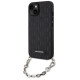 Karl Lagerfeld KLHCP14SSACKLHPK iPhone 14 6.1" black/black hardcase Saffiano Monogram Chain