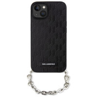 Karl Lagerfeld KLHCP14SSACKLHPK iPhone 14 6.1" black/black hardcase Saffiano Monogram Chain