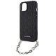 Karl Lagerfeld KLHCP14SSACKLHPK iPhone 14 6.1" black/black hardcase Saffiano Monogram Chain