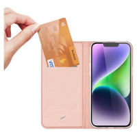 Dux Ducis Skin Pro Wallet Case for iPhone 15 Plus - Pink