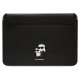 Karl Lagerfeld Saffiano Karl&Choupette case for a 16" laptop - black