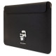 Karl Lagerfeld Saffiano Karl&Choupette case for a 16" laptop - black