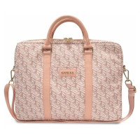 Guess GCube Stripes bag for a 16" laptop - pink