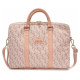 Guess GCube Stripes bag for a 16" laptop - pink