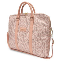 Guess GCube Stripes bag for a 16" laptop - pink