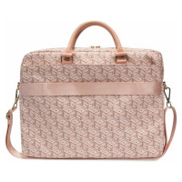 Guess GCube Stripes bag for a 16" laptop - pink