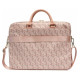 Guess GCube Stripes bag for a 16" laptop - pink