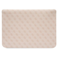 Guess 4G Printed Stripes cover for a 16" laptop - pink