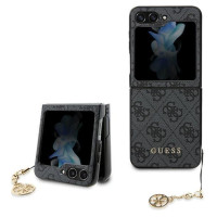 Guess 4G Charms Collection case for Samsung Galaxy Z Flip 5 - gray
