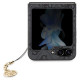 Guess 4G Charms Collection case for Samsung Galaxy Z Flip 5 - gray