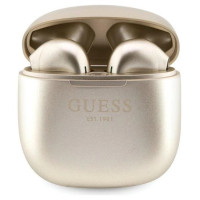 Guess GUTWST26PSD TWS Bluetooth headphones + docking station - gold Classic EST Logo